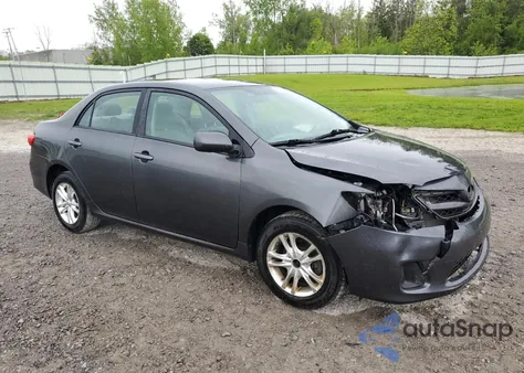 2011 Toyota Corolla Base from USA, damaged, VIN 2T1BU4EE7BC750092